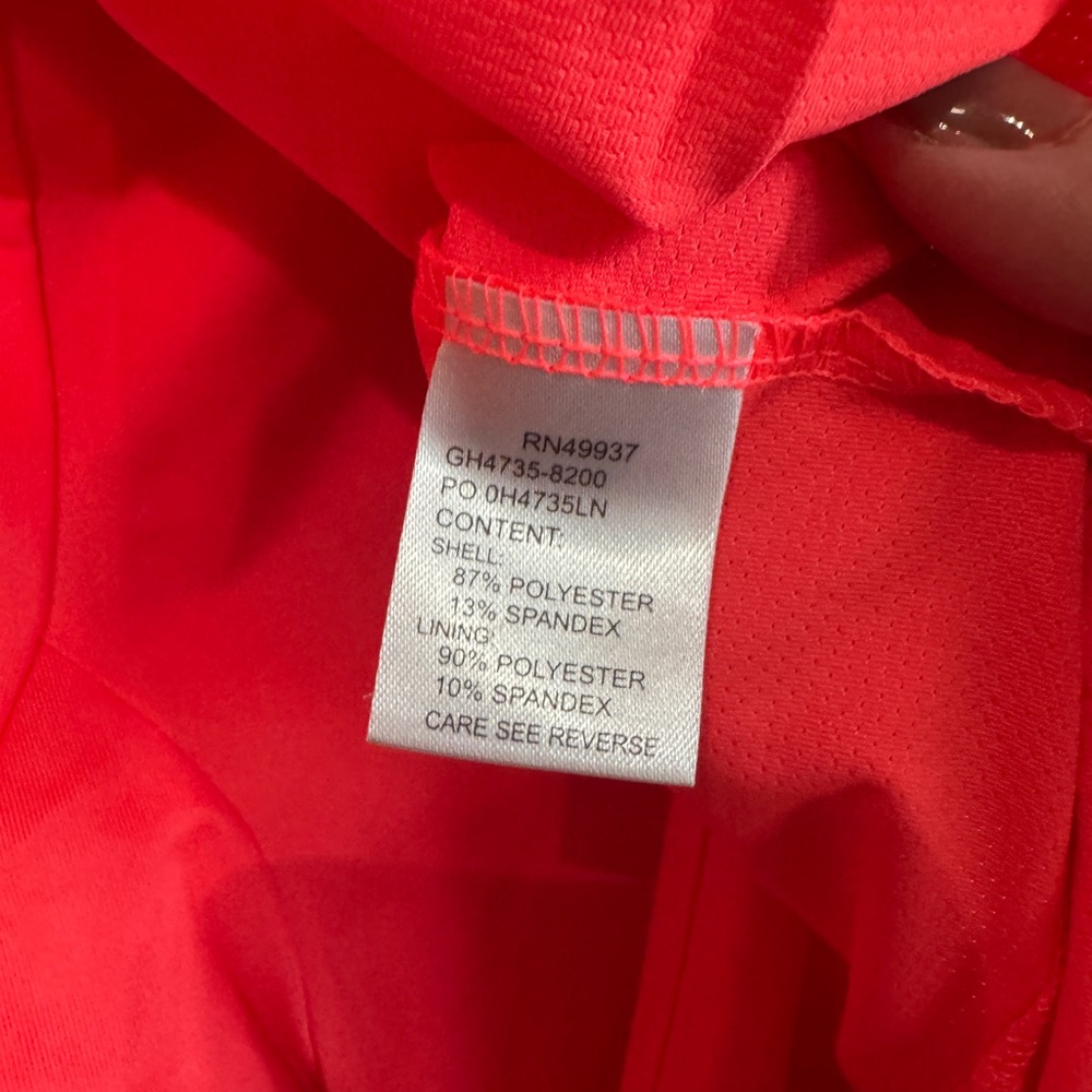 Tail Golf Skort UPF 50 Bright Coral colorway Firefly Size S - Picture 10 of 10